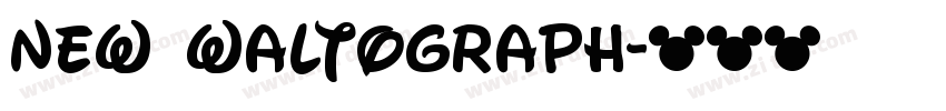 New Waltograph字体转换